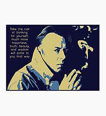 Christopher Hitchens Quote Photographic Print