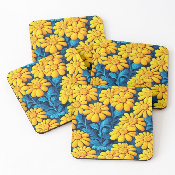 Item preview, Marigold Flowers Pattern Print designed and sold by ThePurpleMelon.