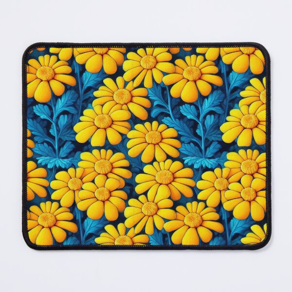 Item preview, Marigold Flowers Pattern Print designed and sold by ThePurpleMelon.