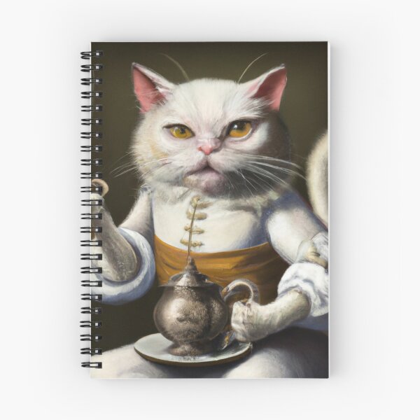 Item preview, Rick the Cat, with teapot and dagger (Neoclassicism) designed and sold by thecatandkettle.