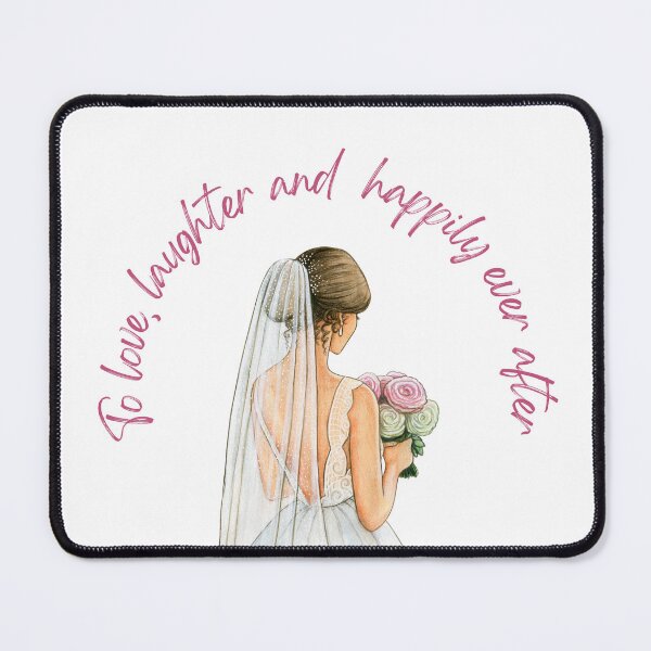 Item preview, Love Laughter and Happily Ever After Bride designed and sold by HeavenlyStudio.