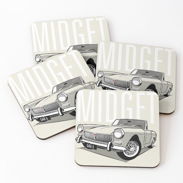 Item preview, MG Midget mark 2 old English white designed and sold by car2oonz.