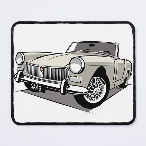 Item preview, MG Midget mark 2 old English white designed and sold by car2oonz.