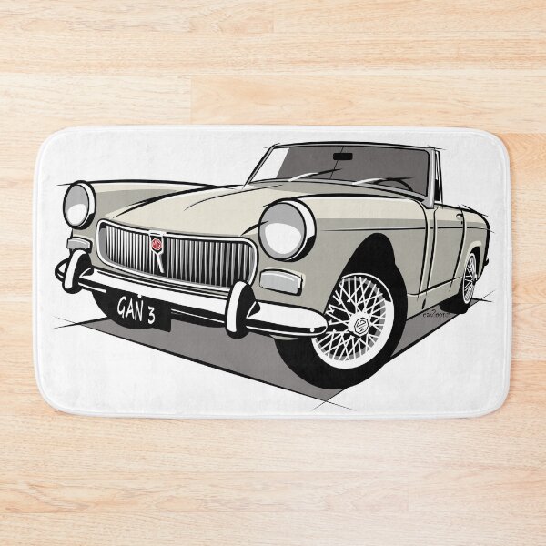 Item preview, MG Midget mark 2 old English white designed and sold by car2oonz.