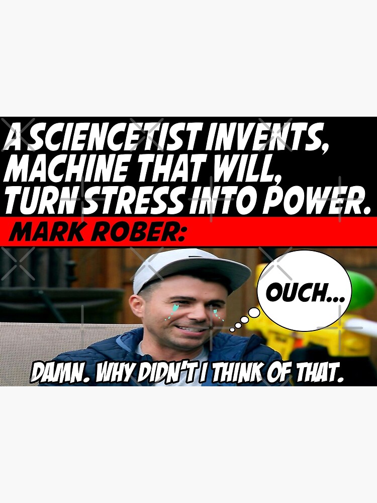 &ldquo;Mark Rober Meme&rdquo; Poster for Sale by Fashimation20 | Redbubble