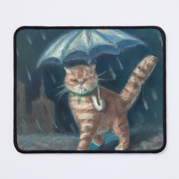 Item preview, Abigail the Cat, walking in the rain (Neoclassicism) designed and sold by thecatandkettle.