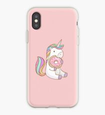 Einhorn mit Donuts iPhone-Hülle & Cover