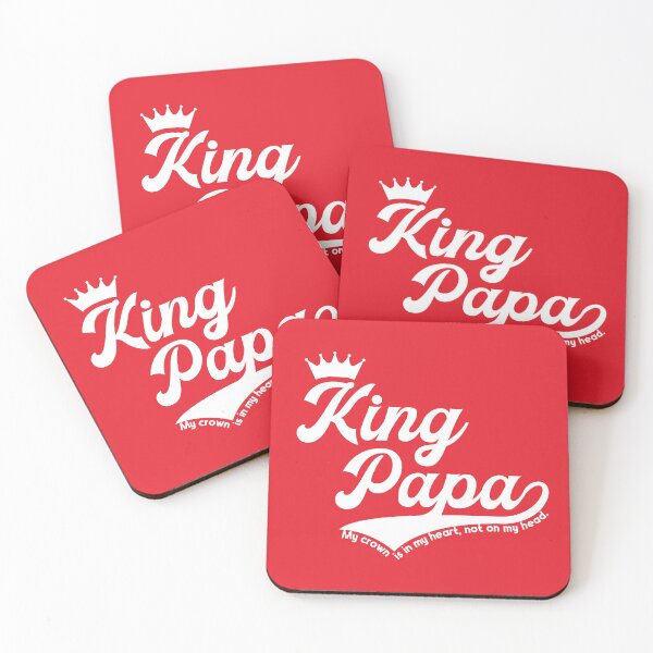 Item preview, King Papa, Best Grandpa, Gift for Grandfather, New Dad designed and sold by MadamBullmoose.