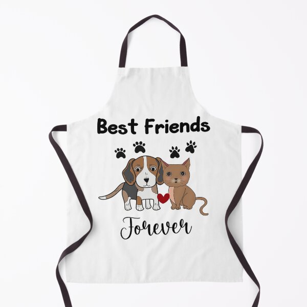 Item preview, Cute Cat and Dog Best Friends Forever designed and sold by HappyLifeCreate.