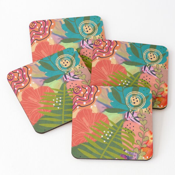 Item preview, Whimsical colorful flowers  designed and sold by Alwayscreateart.