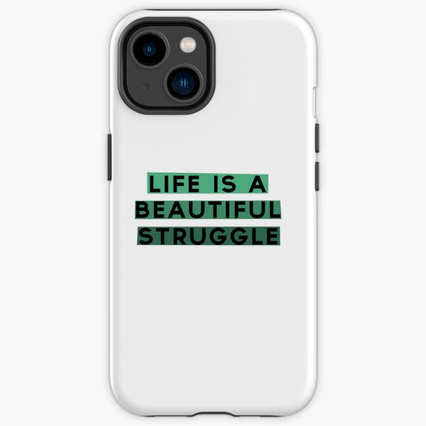 La vie est une belle citation de motivation de lutte Coque antichoc iPhone