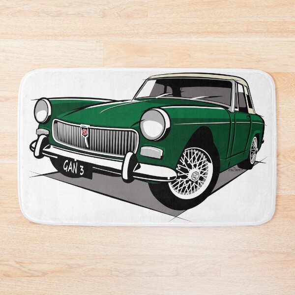 Item preview, MG Midget mark 2 British racing green designed and sold by car2oonz.