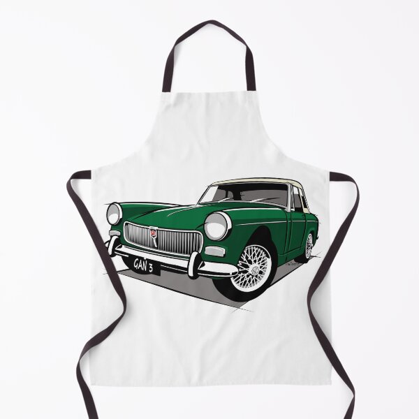 Item preview, MG Midget mark 2 British racing green designed and sold by car2oonz.