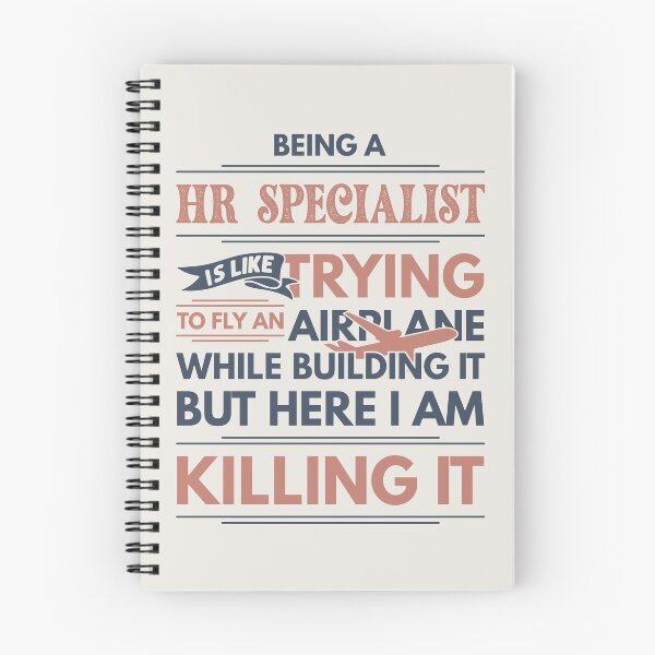 Item preview, Being A HR Specialist Is Like Trying To Fly An Airplane While Building It But Here I Am Killing It Funny Gift idea HR Specialist designed and sold by Mmmm3344.