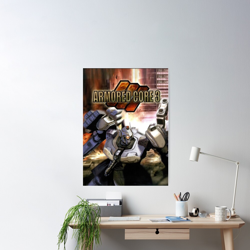 Armored Core 3 - Ps 2 - Cover Ver.2 Poster for Sale by Mecha-Art