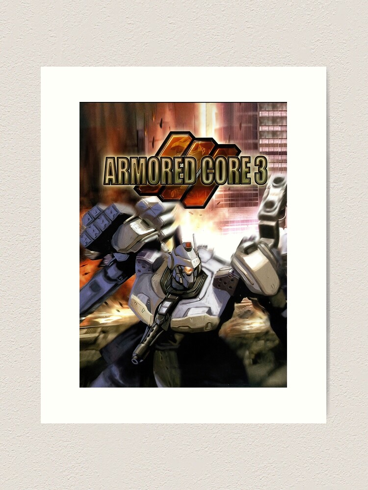 Armored Core 3 - Ps 2 - Silent Line logo game Art Board Print for