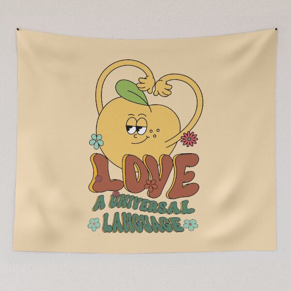 Item preview, Cute Groovy Fruit Pear Love A Universal Language designed and sold by bolimj.