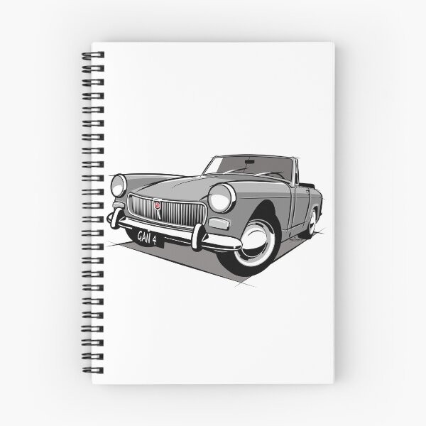 Item preview, MG Midget mark 3 grey designed and sold by car2oonz.