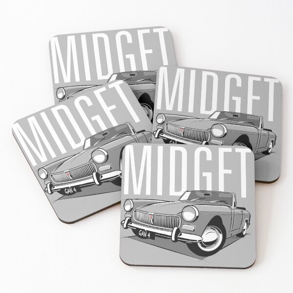 Item preview, MG Midget mark 3 grey designed and sold by car2oonz.