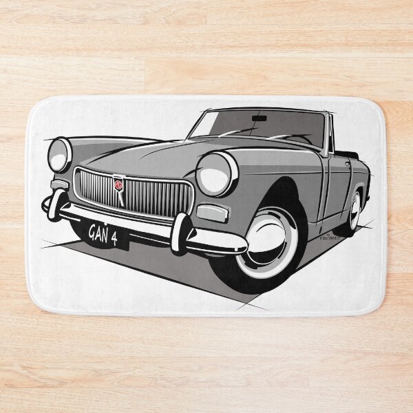 Item preview, MG Midget mark 3 grey designed and sold by car2oonz.