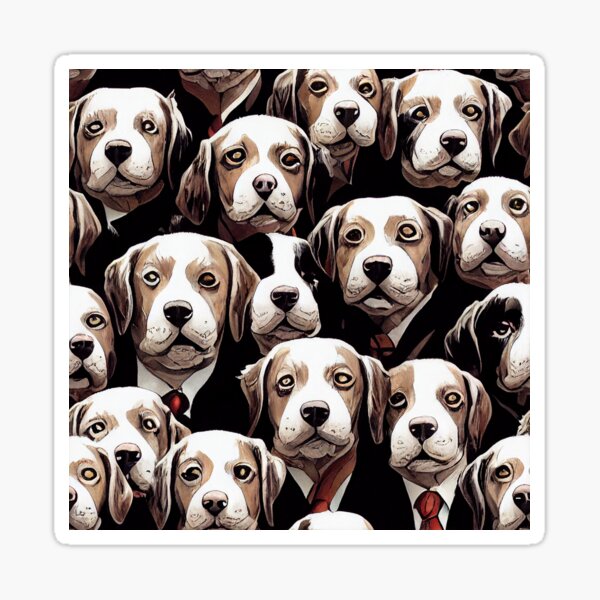 "Assortment of dogs" Sticker for Sale by XiB0 Redbubble