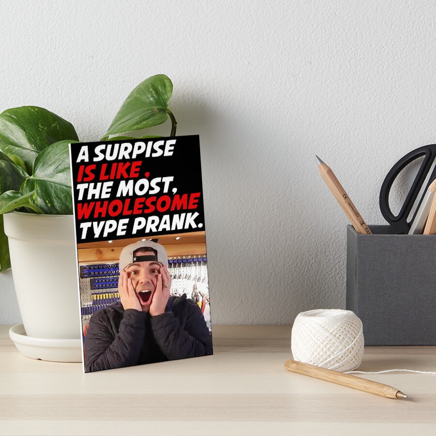 "Mark Rober Meme" Art Board Print for Sale by Fashimation20 Redbubble