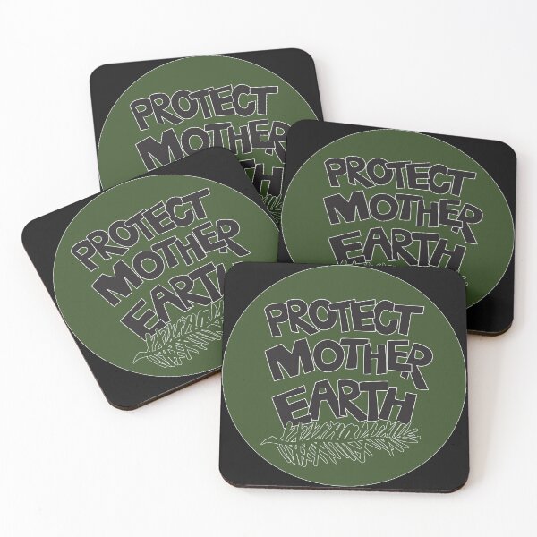 Item preview, Protect Mother Earth Illustrated Text Badge Climate Ambassadors designed and sold by AngelDawnDesign.