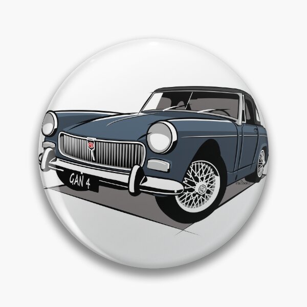 Item preview, MG Midget mark 3 blue designed and sold by car2oonz.