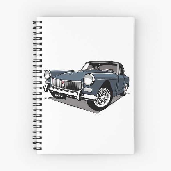Item preview, MG Midget mark 3 blue designed and sold by car2oonz.