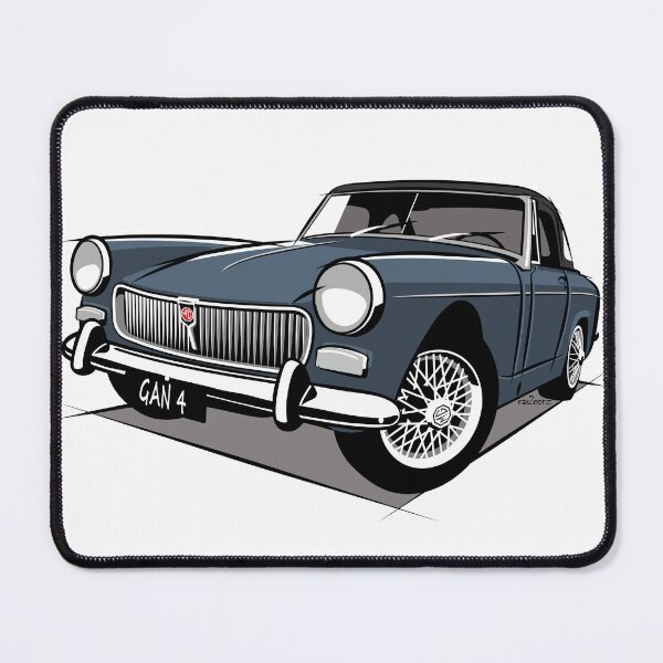 Item preview, MG Midget mark 3 blue designed and sold by car2oonz.