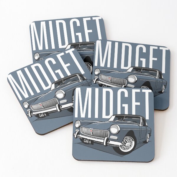 Item preview, MG Midget mark 3 blue designed and sold by car2oonz.
