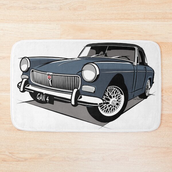 Item preview, MG Midget mark 3 blue designed and sold by car2oonz.