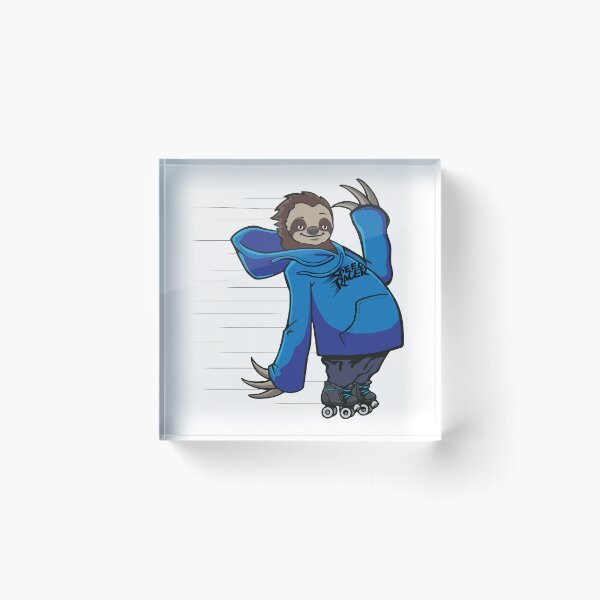 Item preview, Sloth Skater designed and sold by AmazingArtMandi.