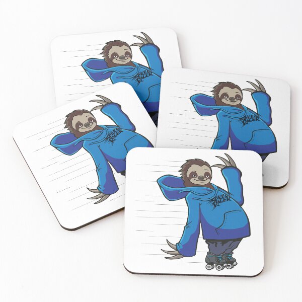 Item preview, Sloth Skater designed and sold by AmazingArtMandi.