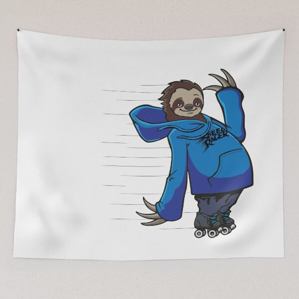 Item preview, Sloth Skater designed and sold by AmazingArtMandi.