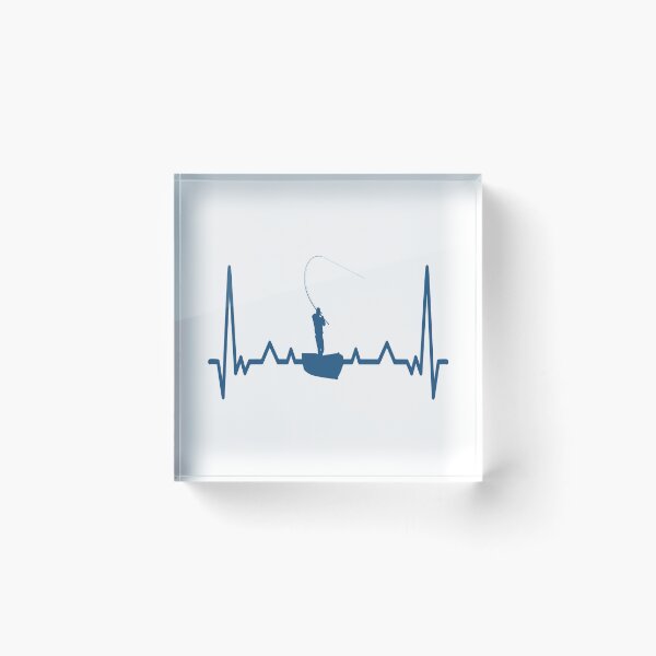 Item preview, Heart Beat Fishing on a Boat designed and sold by bennetthuskers.