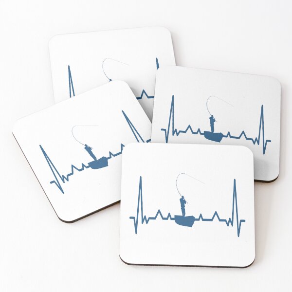 Item preview, Heart Beat Fishing on a Boat designed and sold by bennetthuskers.