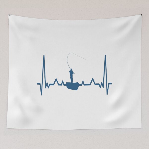 Item preview, Heart Beat Fishing on a Boat designed and sold by bennetthuskers.