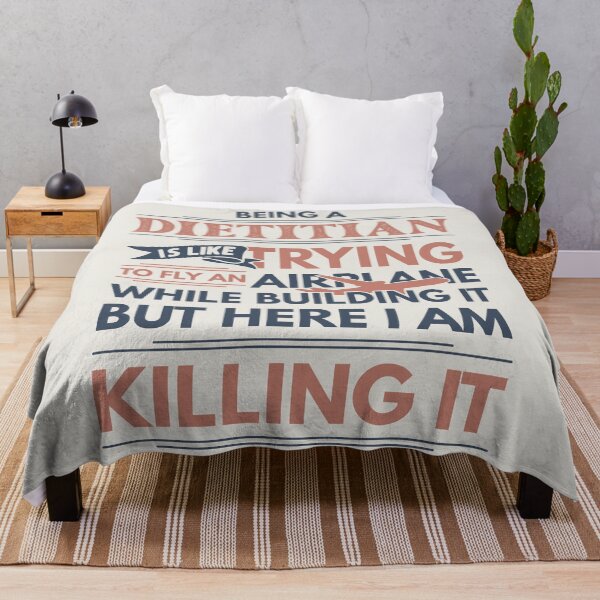 Item preview, Being A Dietitian Is Like Trying To Fly An Airplane While Building It But Here I Am Killing It Funny Gift idea Dietitian designed and sold by Mmmm3344.