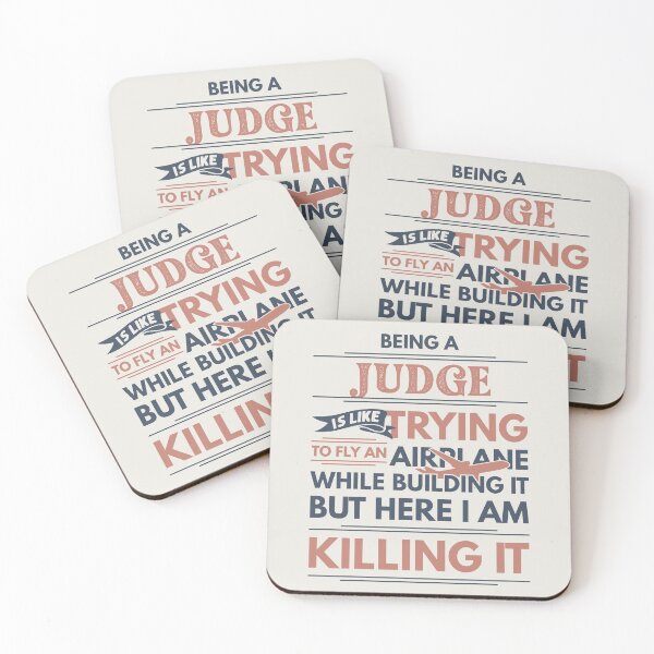 Item preview, Being A Judge Is Like Trying To Fly An Airplane While Building It But Here I Am Killing It Funny Gift idea Judge designed and sold by Mmmm3344.