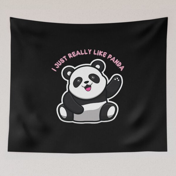 Item preview, I Just Really Like Panda designed and sold by The Love Quill.