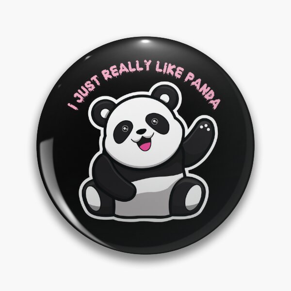 Item preview, I Just Really Like Panda designed and sold by The Love Quill.