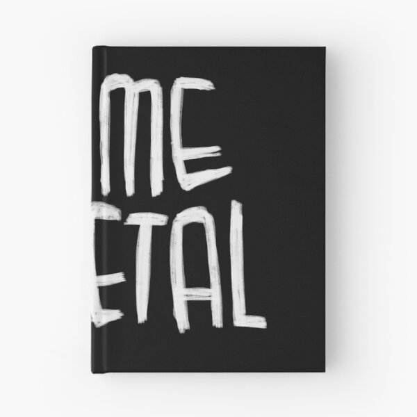 Item preview, Metal Music, Typography, J'aime Le Metal designed and sold by badlydrawnbabe.