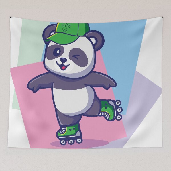 Item preview, Panda Skater designed and sold by AmazingArtMandi.