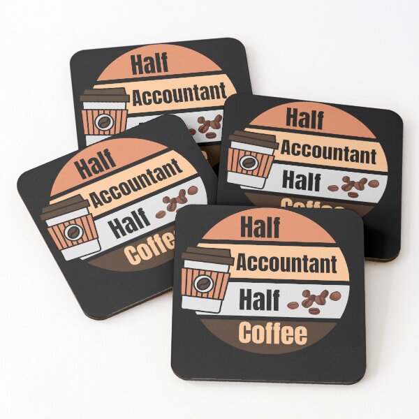 Item preview, Half coffee half accountant designed and sold by JoeyGrace.