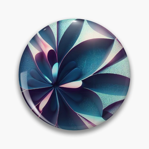 Item preview, Winter flower 3D textured pattern in icy winter colours designed and sold by yennyz.