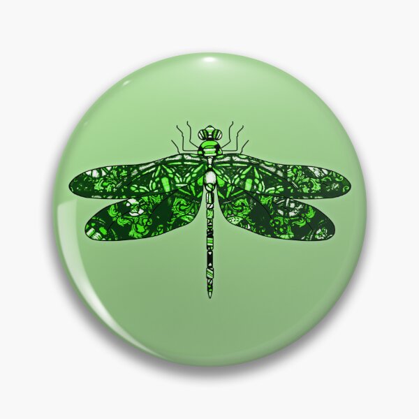 Item preview, Dragonfly Patterned Green designed and sold by IJStanding.