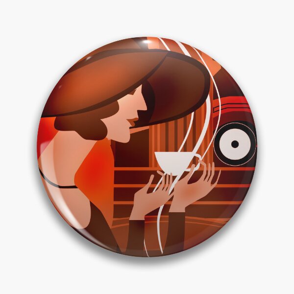 Item preview, Woman and cup of coffee designed and sold by CatCoconut-Art.