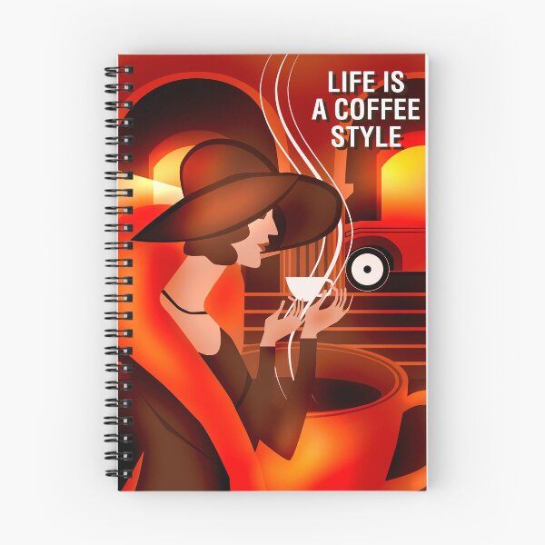 Item preview, Woman and cup of coffee designed and sold by CatCoconut-Art.