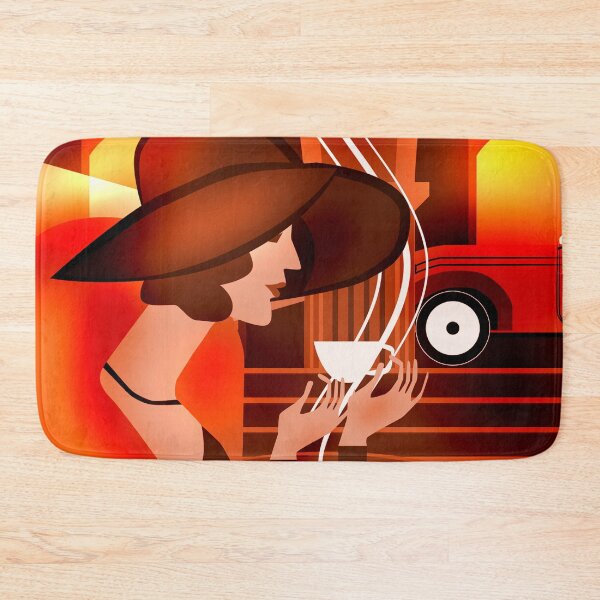Item preview, Woman and cup of coffee designed and sold by CatCoconut-Art.